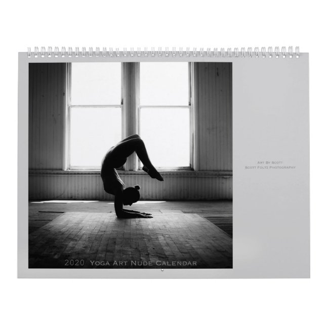 2020: Calendario de desnudos de yoga (Tapa)