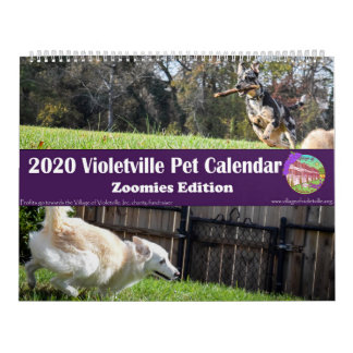 2020 Calendario de Mascotas de Violetville ~ Edici