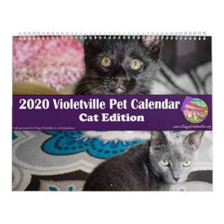 2020 Calendario de Mascotas de Violetville ~ Edici