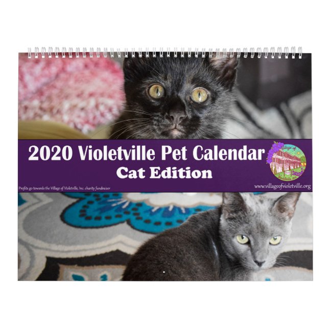 2020 Calendario de Mascotas de Violetville ~ Edici (Tapa)