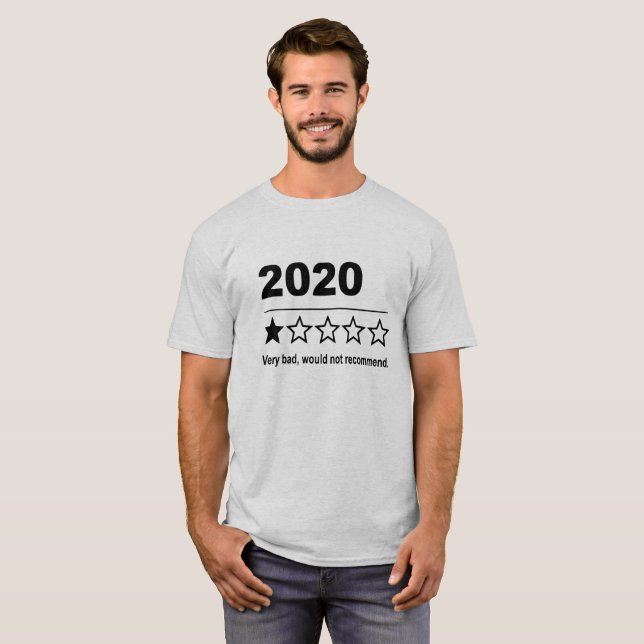 2020 Camisa De Año Malo, No Se Recomendaría Muy Ma (Anverso completo)