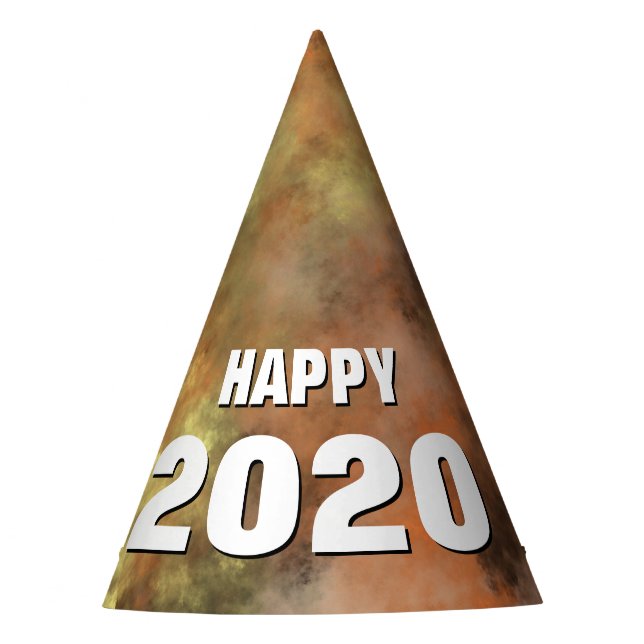"2020" gorras FELIZ del fiesta del Año Nuevo (Anverso)