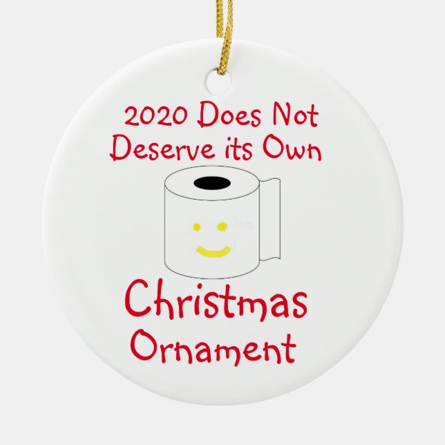 2020 no merece su propio ornamento de Navidad (Frente)