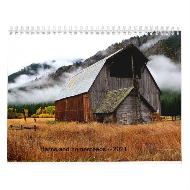 2021 Barn y calendario de la residencia. (Tapa)