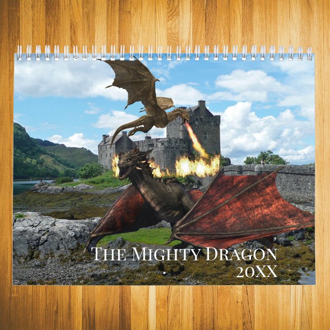 2021 El poderoso dragón calendario de fantasías de (Subido por el creador)