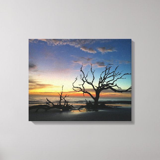 2021 lienzo de amanecer en la isla de los jekyll # (Anverso)