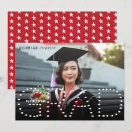 2022025 Invitación moderna de graduación de fotogr