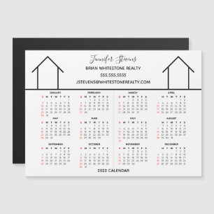 2022 Calendario imán Personalizado de empresas inm