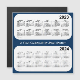 2023-2024 Caja de la policía Calendario azul de 2