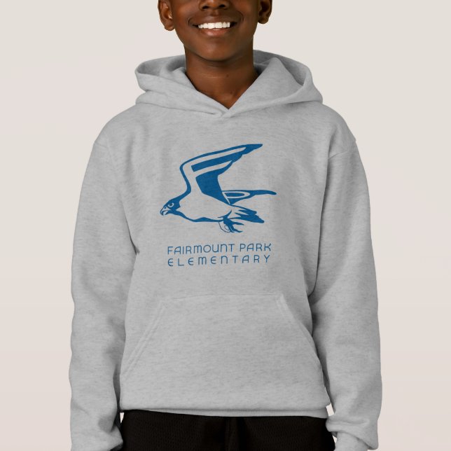 2023-24 Gris Boys Hoodie (Anverso)