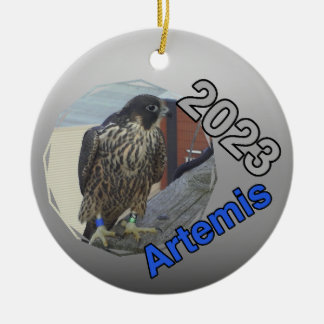 2023 Círculo cerámico Ornamento Artemis