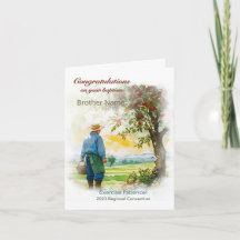 ¡2023 Ejerza Paciencia! Tarjeta de bautismo JW Con