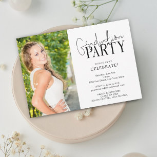 2023 Invitación a la fiesta de graduación fotográf