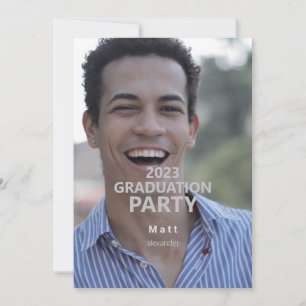 2023 Invitación a una fiesta de graduación simple