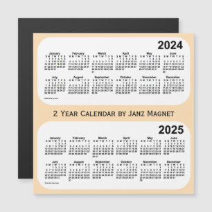 2024-2025 Calendario de 2 años de trigo de Janz Ma