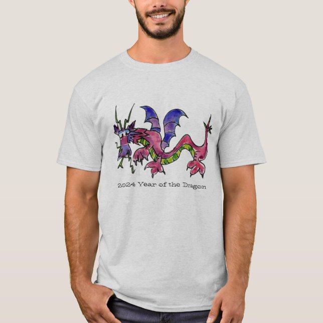 2024 Año de la camiseta del dragón (Anverso)