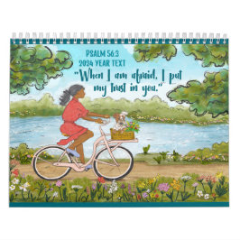 2024 Año Texto Ps 56:3 Calendario