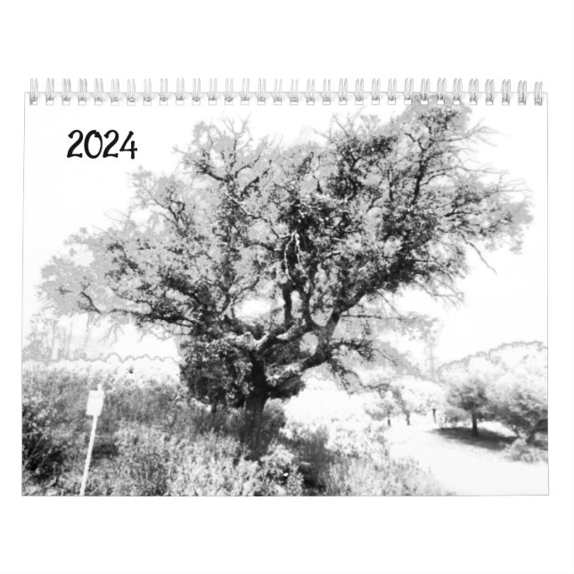 2024 Calendario Año nuevo Diseño y arte del planif (Tapa)