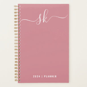 2024 Planificador Pink Weekly Mensual Sin Fecha