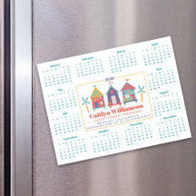 2025 Agente Inmobiliario Calendar Beach House Magn