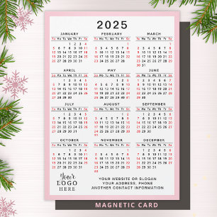 2025 Calendar Personalizado Company Logo Business 