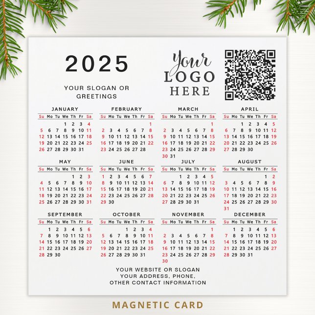 2025 Calendario Material del logotipo de la empres (Subido por el creador)