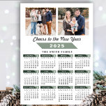 2025 Calendario moderno Sage Green 2 Photo Magneti<br><div class="desc">Calendario 2025 Familia Verde Sage Moderno 2 Foto Tarjeta Magnética Minimalista. Todos los textos están preorganizados para que puedas personalizarlos fácil y rápidamente con tus propios detalles. ¡Deséenles a todos unas Felices Fiestas y un Amazonas Año Nuevo! Para muchos otros diseños de tarjetas, por favor visite : (Tarjetas de vacaciones)...</div>