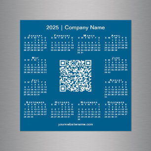 2025 Calendario Personalizado de negocios Código Q