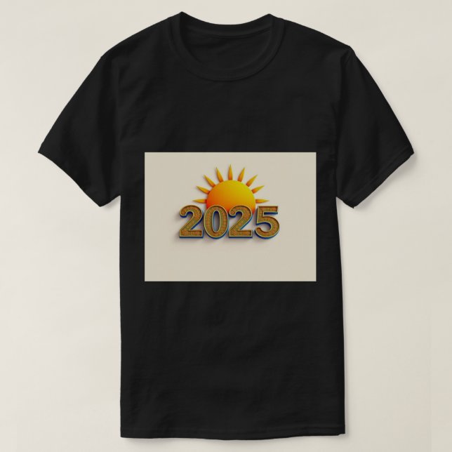 2025 Con El Sol, Levantando Camiseta Inspiradora (Diseño del anverso)