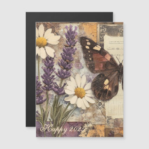 2025 Diario Vintage Floral Junk