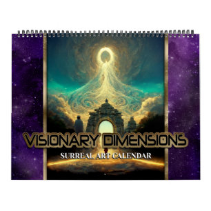 2025 Dimensiones Visionarias 2 Calendario Surreal 