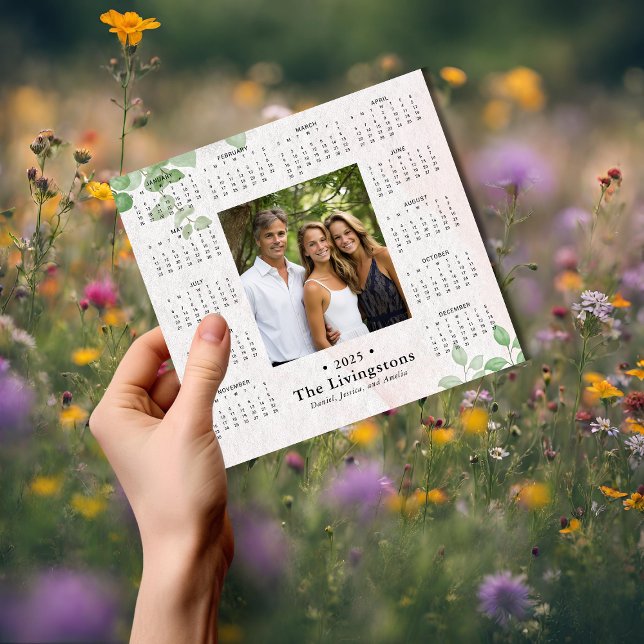 2025 Elegante Calendario Fotográfico Familiar Magn (Subido por el creador)