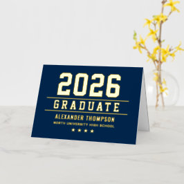 2025 Graduado de Oro Personalizado Graduado Gracia