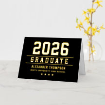 2025 Graduado de Oro Personalizado Graduado Gracia