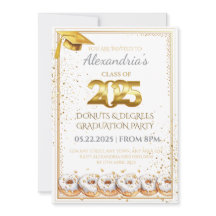 2025 Invitación a graduación de Donuts y Grados