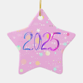 2025 número año nuevo dibujo lindo ornamento paste