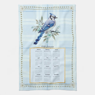 2025 Toalla de calendario Bluejay 2