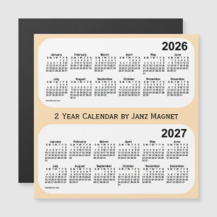 2026-2027 Calendario de 2 años de trigo de Janz Ma