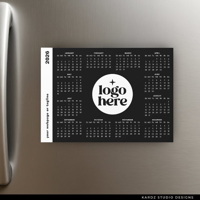 2026 Business Logo Full Year Magnetic Calendar (Subido por el creador)