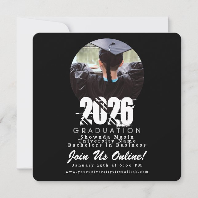 2026 Graduation Chalk Board Photo (Anverso)