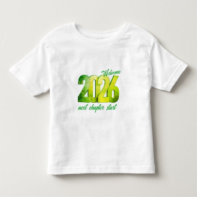2026 NEW YEAR TODDLER FINE JERSEY T-Shirt (Anverso)