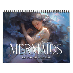 2026 Sirenas 2 Calendario de Arte Fantasía