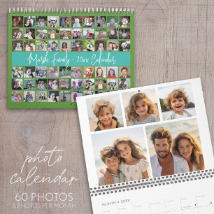 2027 - 60 Foto Calendario personalizado moderno fa