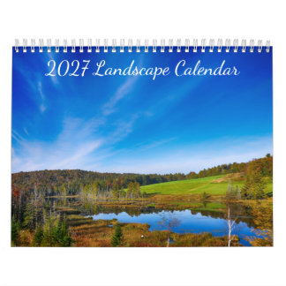 2027 Paisaje - Calendario