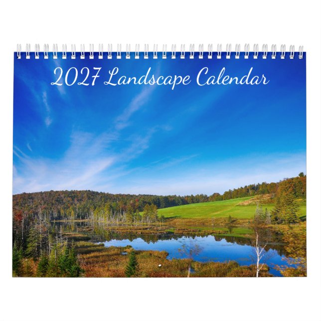2027 Paisaje - Calendario (Tapa)