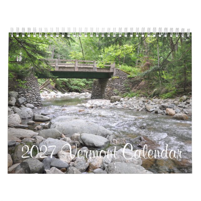 2027 Vermont - Calendario (Tapa)