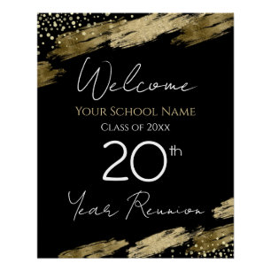 20.ª Clase Poster de Bienvenida Reunión