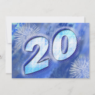 20.ª invitación a la fiesta de cumpleaños