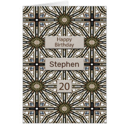 20.º cumpleaños Resumen Diseño de Mandala