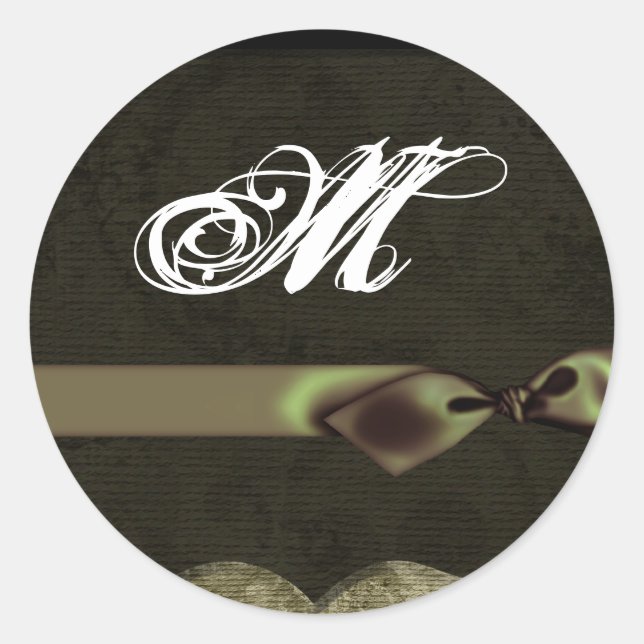 20 - 1,5 Navidades de monograma de Sello para sobr (Anverso)